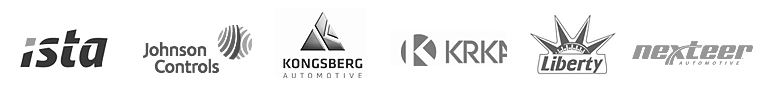 Zaufało nam: Ista, Johnson Controls, Kongsberg Automotive, KRKA, Liberty, Nexteer